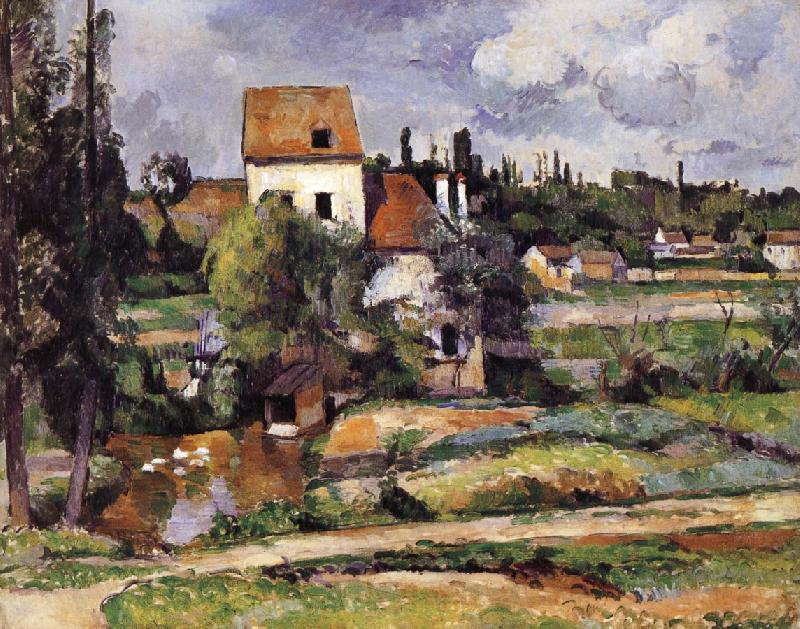 Paul Cezanne Pang Schwarz map of the mill
